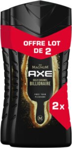Axe Axe Gel Douche Magnum Billionaire 12h Parfum Frais Lot 2x250ml