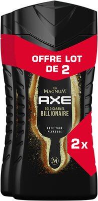 Axe Axe Gel Douche Magnum Billionaire 12h Parfum Frais Lot 2x250ml