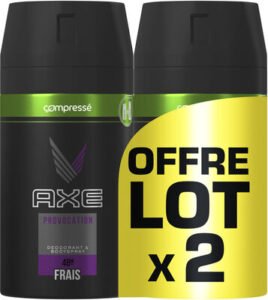 Axe AXE Provocation Déodorant Homme Spray Compressé Jour & Nuit 2x100ml