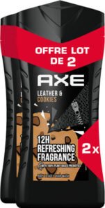 Axe Axe sg cuir&cooki 2x250ml