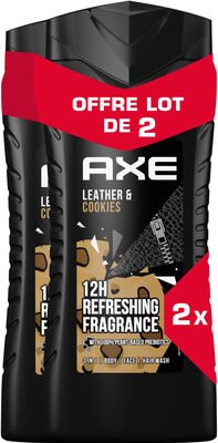 Axe Axe sg cuir&cooki 2x400ml