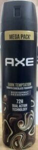 Axe is sold by Unilever Axe Dark Temptation Long Lasting Deodorant Bodyspray