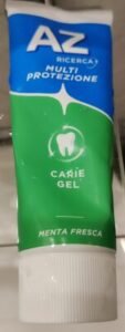 AZ Dentifricio Multi protezione Carie gel menta fresca