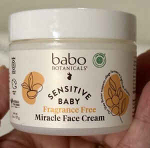 Babo Botanicals Sensitive Baby Fragrance Free Miracle Face Cream