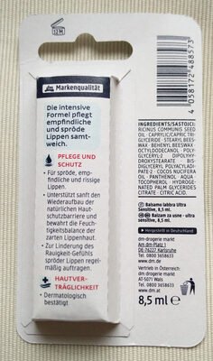 Balea, Balea Med, dm Ultra Sensitive Lippenpflege