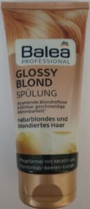 Balea, Balea professional Glossy blond Spülung, naturblondes und blondiertes Haar
