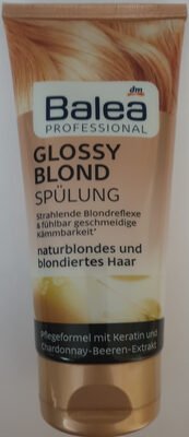 Balea, Balea professional Glossy blond Spülung, naturblondes und blondiertes Haar