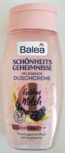 Balea, dm Schönheitsgeheimnisse Pflegende Duschcreme Goldene Milch