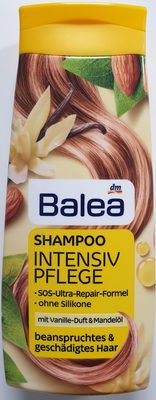 Balea, dm Shampoo Intensiv Pflege mit Vanille-Duft und Mandelöl