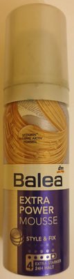 Balea Extra power mousse style & fix 4