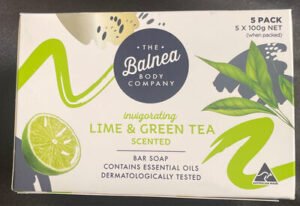 Balnea Lime & Green Tea Bar Soap