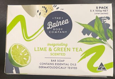 Balnea Lime & Green Tea Bar Soap
