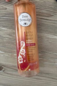 Bee beauty Işıltılı vücut spreyi