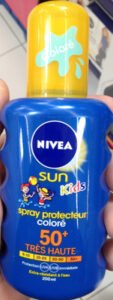 Beiesdorf, Nivea, Nivea kids Spray protecteur coloré 50+ Sun Kids