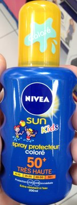 Beiesdorf, Nivea, Nivea kids Spray protecteur coloré 50+ Sun Kids