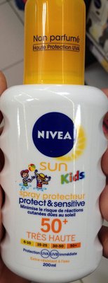 Beiesdorf, Nivea, Nivea Kids Spray protecteur Protect & sensitive 50+