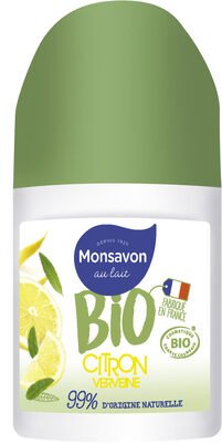 BIO, Cosmébio, Monsavon Monsavon BIO Déodorant Femme Bille Citron Touche de Verveine 50ml