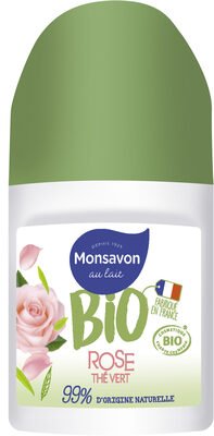 BIO, Monsavon Monsavon BIO Déodorant Femme Bille Rose Thé Vert 50ml