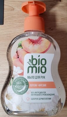 BioMio Натуральное жидкое мыло с маслом персика