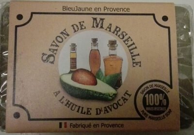 BleuJaune en Provence savon de Marseille à l’huile d’avocat