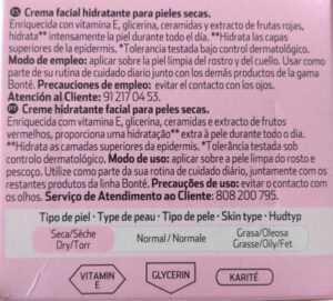 Bonté Crema hidratante Pieles secas