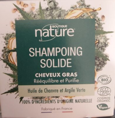Boutique Nature Shampoing Solide – Cheveux Gras