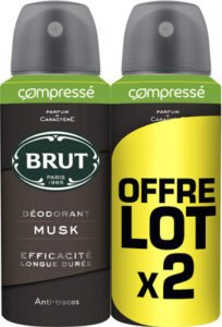 Brut Brut deo musk 2×100 ml