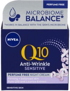 BRYNILD GRUPPEN AS Nivea Night Care Q10 Sensitive 50ml