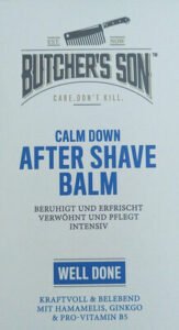 Butcher’s Son, Murnauer Markenvertrieb GmbH Butcher’s Son Calm Down After Shave Balm Well Done