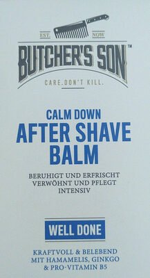 Butcher’s Son, Murnauer Markenvertrieb GmbH Butcher’s Son Calm Down After Shave Balm Well Done