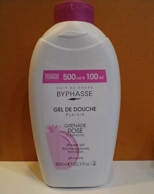 BYPHASSE Gel douche plaisir Grenade Rose