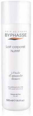 Byphasse Lait corporel nutritif à l’huile d’amande douce peaux sèches