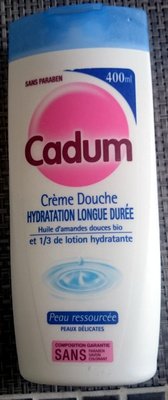 Cadum Crème douche – huile d’amendes douces et 1/3 de lotion hydratante