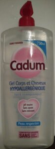 Cadum Gel corps et cheveux hypoallergénique