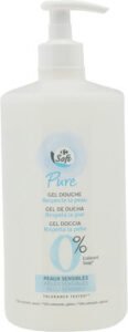 Carrefour gel douche pure 0%