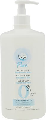 Carrefour gel douche pure 0%