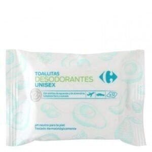 Carrefour Toallitas desodorantes crf x12