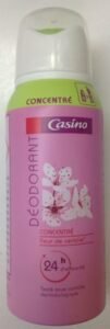 Casino Déodorant concentré fleur de cerisier 24H
