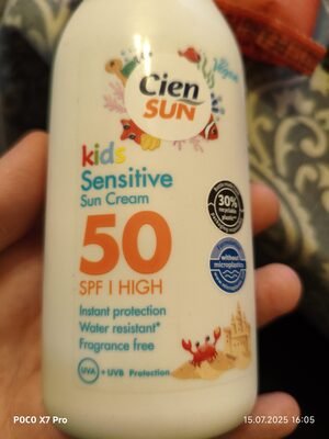 cien sun Cien sun kid sensitive sun cream 50SPF