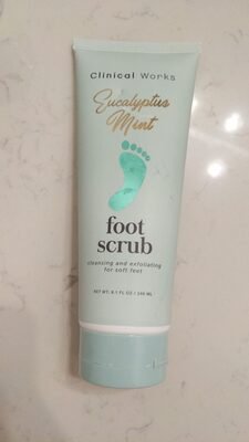 Clinical Works Eucalyptus Mint Foot Scrub
