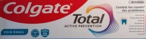 Colgate,Colgate-Palmolive Total active prévention soin émail