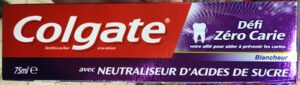 Colgate Défi Zéro Carie Blancheur avec neutraliseur d’acides de sucre