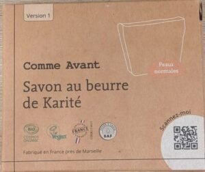 Comme Avant Savon au beurre de karité