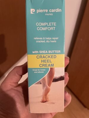 complete comfort with shea butter cracked heel cream