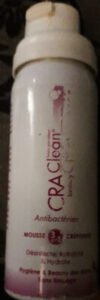 craclean antibactérien mousse