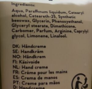 creme para as mãos