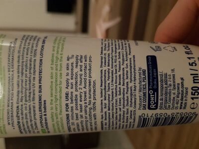 DAX Hipoalergiczna emulsja do opalania spf 50+