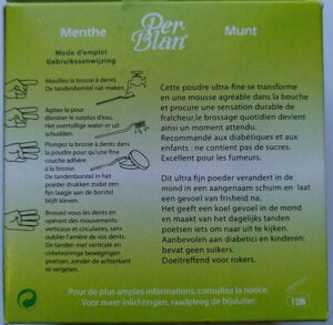 Dento Products Per-Blan Menthe
