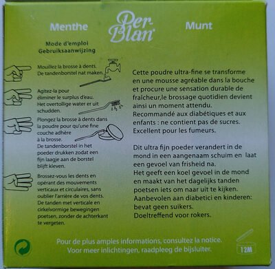 Dento Products Per-Blan Menthe