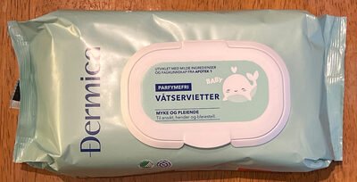 Dermica, Apotek 1 Parfymefri våtservietter for baby